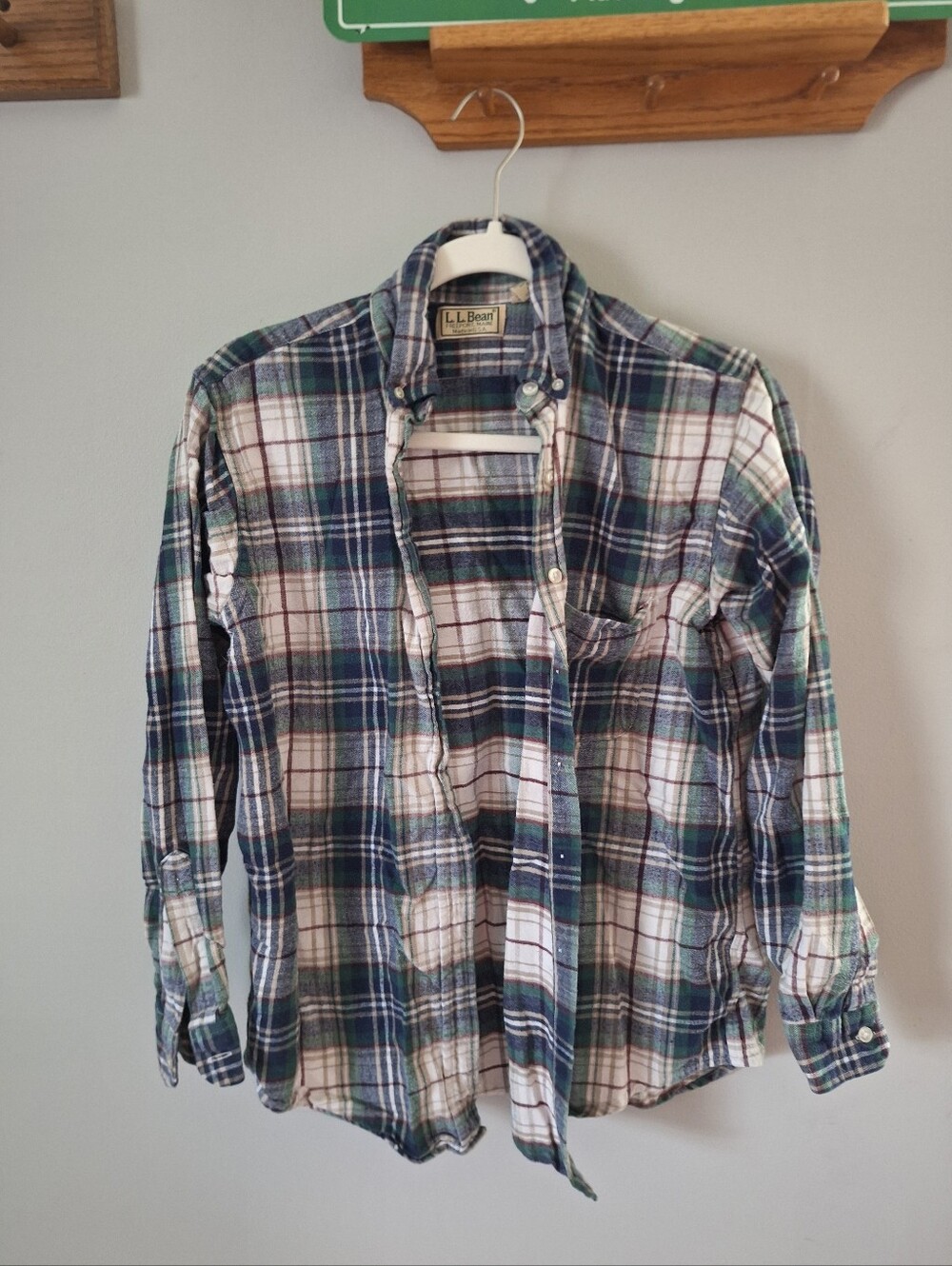 Vintage LL Bean Made In USA 🇺🇸 Flannel